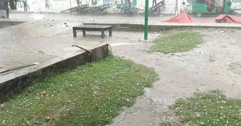 সুনামগঞ্জে শিলাবৃষ্টি